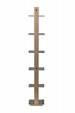 Полка настенная металлическая h111,5см Garda Decor 