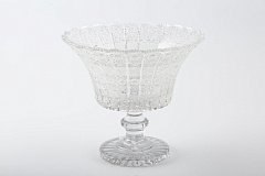 Фруктовница хрустальная на ножке 31см Glasspo