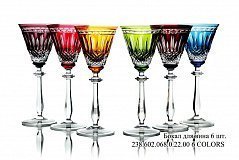 Набор бокалов для вина 6COLORS, 6 шт, Strauss