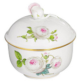 Сахарница Meissen 10 см Белая роза