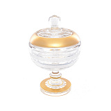 Конфетница с крышкой Crystal Heart 11,6см, 44077