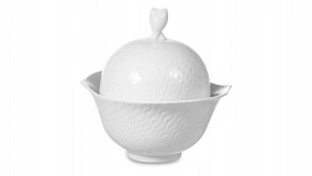 Сервиз чайный Meissen Игра волн, рельеф, белый на 6 персон 21 предмет