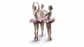 Фигурка Lladro Балерины 18х31 см, фарфор