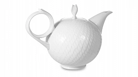 Сервиз чайный Meissen Игра волн, рельеф, белый на 6 персон 21 предмет