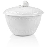 Сахарница Meissen 9 см Новый марсель, белый рельеф
