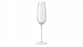 Набор бокалов для шампанского Nude Glass Round UP Dusty Rose 200 мл, 2 шт