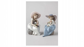 Фигурка Lladro Весна пришла 11х23 см, фарфор
