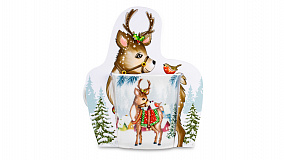 Кружка Lamart Noel Веселые деньки Олененок h9 см