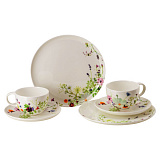Набор чайный Rosenthal Горный воздух 6 шт, чашка чайная с блюдцем 2 шт, тарелка десертная 2 шт