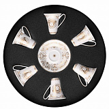 Набор чашек для эспрессо с блюдцами Versace Rosenthal Медуза Гала 90 мл, п/к