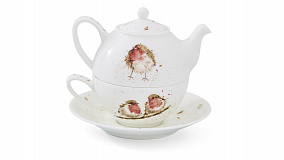 Набор Эгоист Royal Worcester Забавная фауна Малиновка