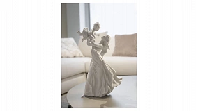 Фигурка Lladro Моя маленькая радость, белая 29х46 см, фарфор