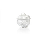 Сахарница Meissen Лебединый сервиз, белый рельеф 10,5 см