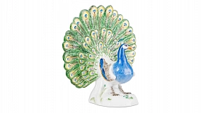 Фигурка Meissen Павлин 23 см, фарфор