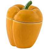 Емкость с крышкой Bordallo Pinheiro "Перец" 12,5см (желтый)
