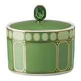 Сахарница Rosenthal Сваровски 220 мл, фарфор, зеленая