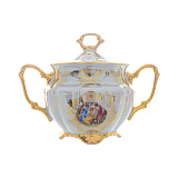 Кофейный сервиз на 6 персон Repast Мадонна перламутр Мария-тереза