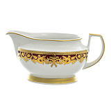 Соусник Falkenporzellan Natalia bordeaux gold 10.5*13*9.5см