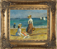 Картина "Портрет" 20*25см + багет №14