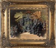 Картина "Виноград" 20*25см + багет №14