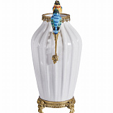 Ваза с птичками 26х19х41см, коллекция фарфор с бронзой