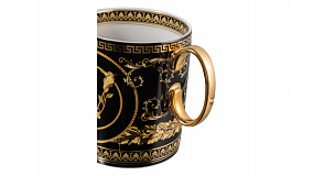 Кружка Rosenthal Versace Virtus Gala 300 мл, черная