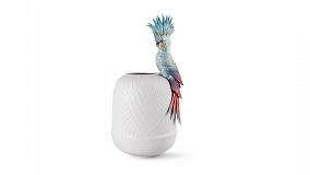 Ваза Lladro Какаду 51x27x24, фарфор
