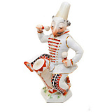 Фигурка Meissen 17 см Оркестр гномов Барабанщик Пауль Шойрих
