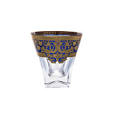 Набор стаканов для виски Astra Gold Natalia Golden Blue Decor 200мл