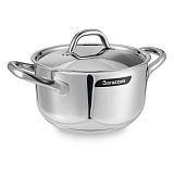 Кастрюля с крышкой Barazzoni Chef line 3 л 20 см, сталь нержавеющая
