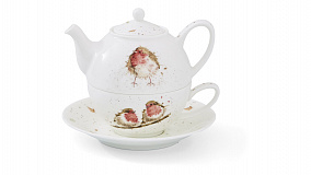Набор Эгоист Royal Worcester Забавная фауна Малиновка