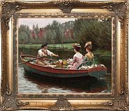 Картина "Воскресная ярмарка" 28*36см + багет №14