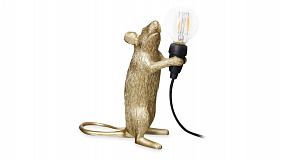 Настольная лампа Seletti Мышь стоит USB 6x13 см, h14 см