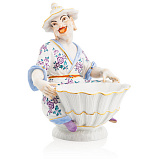 Фигурка Meissen 20см Японец с ракушкой (лим.вып.24/50, 2009г) (И.-И.Кэндлер, 1737г)