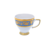 Кофейный набор на 6 персон Falkenporzellan Imperial Blue Gold 110мл
