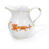 Молочник Meissen 250мл Красный Дракон, золотой кант