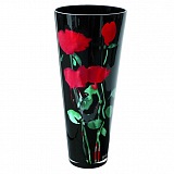 Ваза стеклянная Пять роз 60см ROSEN