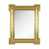 Зеркало прямоугольное h91xL71хP5 см, золото